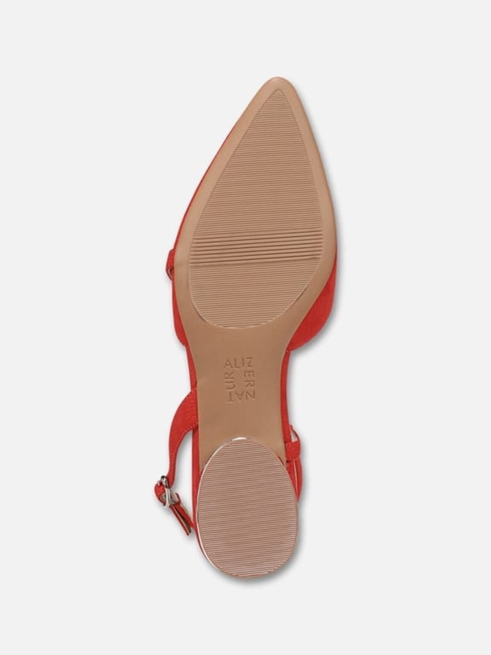 Naturalizer Red hawaii slingback flats NWT - Picture 6 of 6